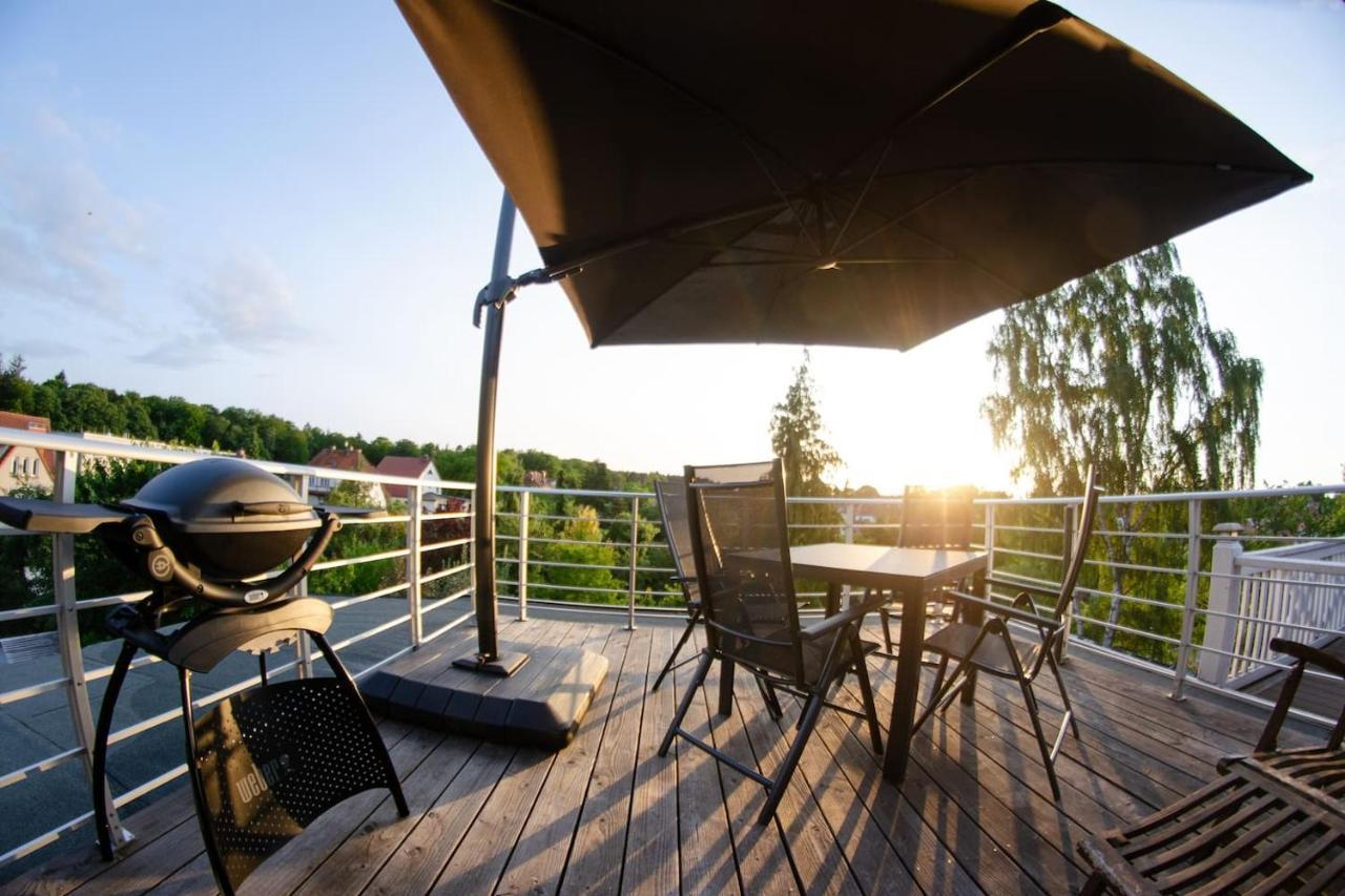 Weitblick-Loft Mit Terrasse Apartment Росток Екстериор снимка